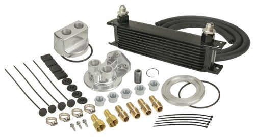 Derale Derale Stacked Plate Engine Oil Cooler Kit (spin on adapter) DP15651