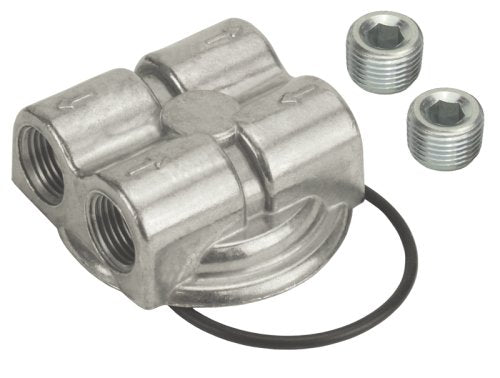 Derale Derale Engine Spin-On Adapter - Dual Side Ports DP15746