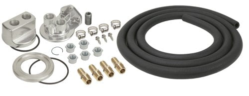 Derale Derale Universal Single Mount - Ports Up Universal Oil Filter Relocation Kit DP1