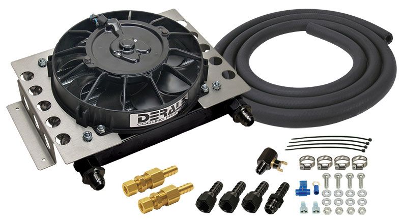 Derale Derale Atomic-Cool Remote Mount Transmission Cooler Kit with Fan DP15950