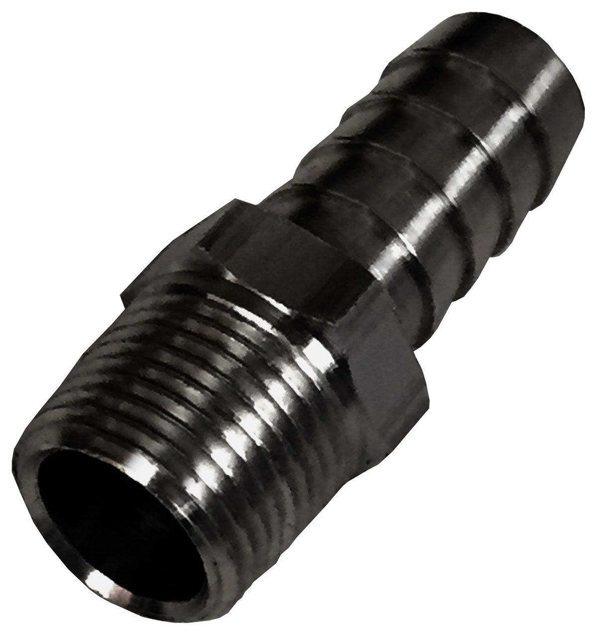 Derale Derale Straight NPT Hose Barb Fitting 3/8" NPT Male x 1/2" Barb DP98102