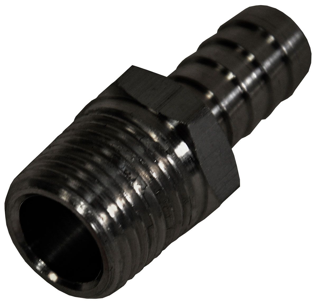 Derale Derale Straight NPT Hose Barb Fitting 1/2" NPT Male x 1/2" Barb DP98103