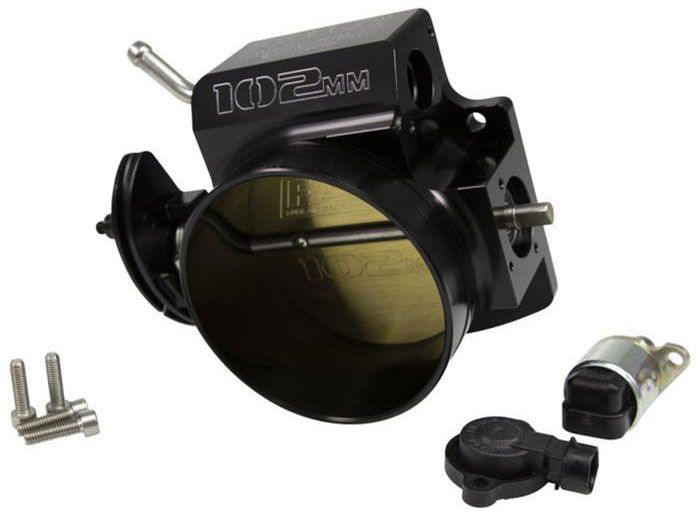 FAST LSX 4-Bolt 102mm Throttle Body, Black FAST54107