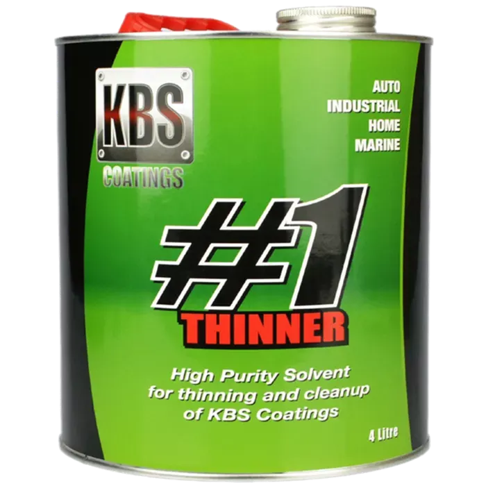 KBS #1 THINNER HIGH PURITY SOLVENT 4 LITRE