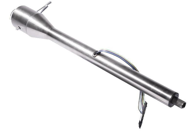 Flaming River 30" Floor Shift Tilt Steering Column - Mill Finish FR20001