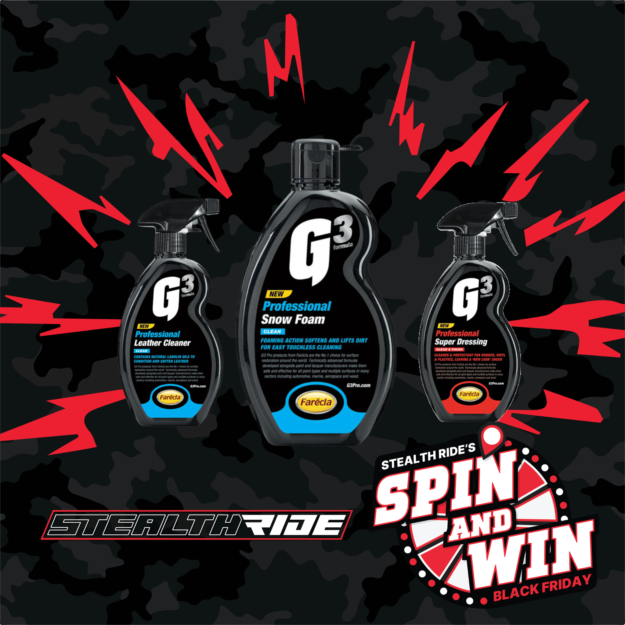 FARECLA Farecla G3 Pro Detailing Range – 500ml (Assorted) SR