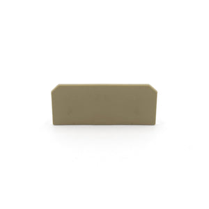Conta-Clip AP SI-1 BG 2046.2 Beige End Plate for STK 1 and ST 2 series terminal blocks (Bag of 10) (048-018)
