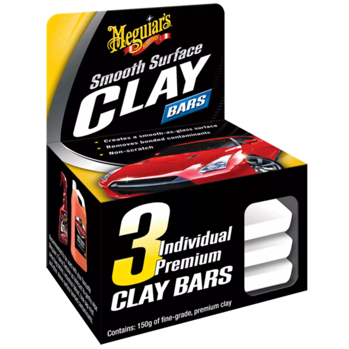 MEGUIARS G1117 SMOOTH SURFACE CLAY - 3PK