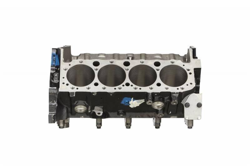 GM Genuine Parts Cast Iron 350 Engine Block, 4-Bolt Mains, 383 Clearanced, 1-Piece Rear Main GM19