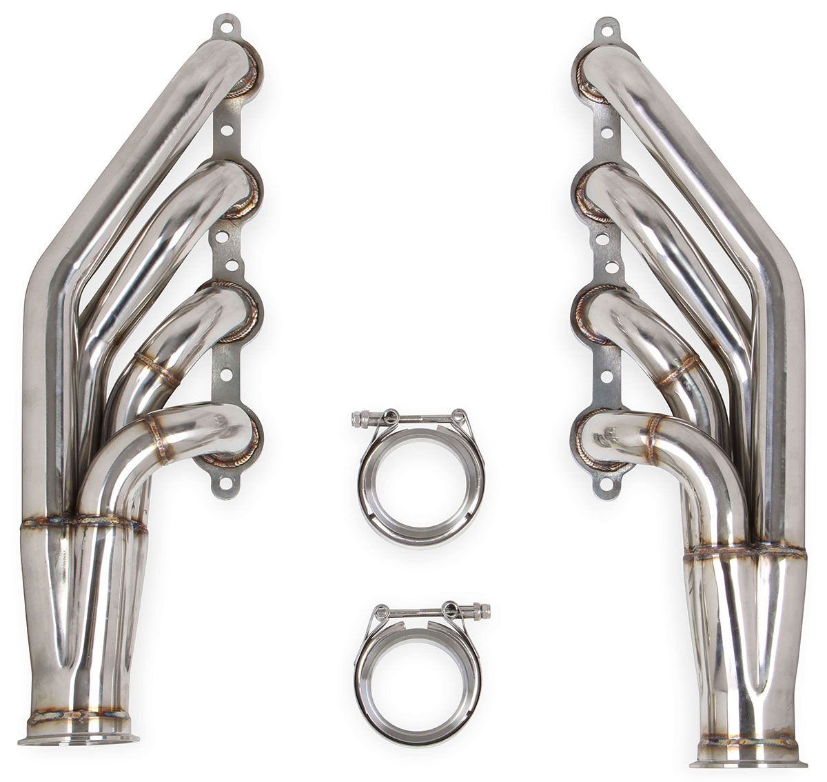 Flowtech Stainless Steel 1-7/8" Primary Turbo Headers, Natural Finish HO-FL11537FLT