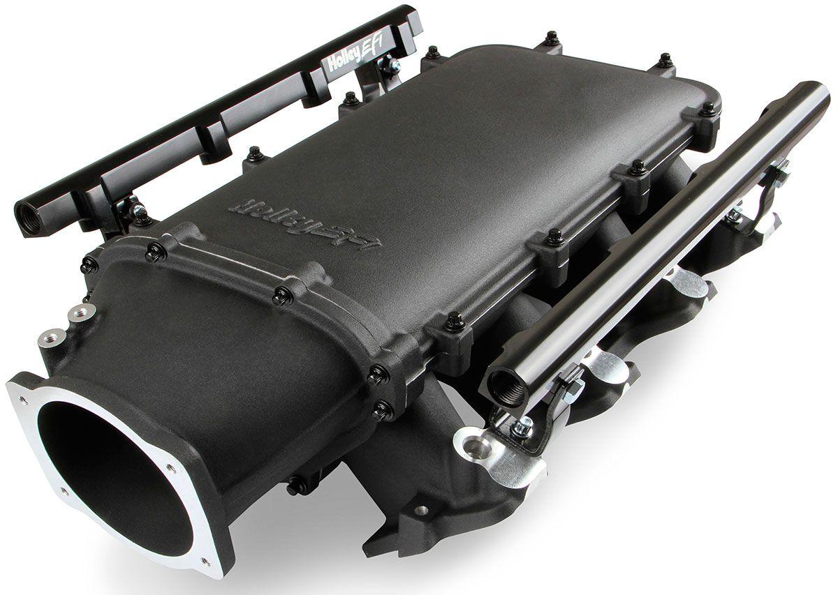 LS1/LS2/LS6 Ultra Lo-Ram EFI Intake Manifold, Black Finish HO300-621BK