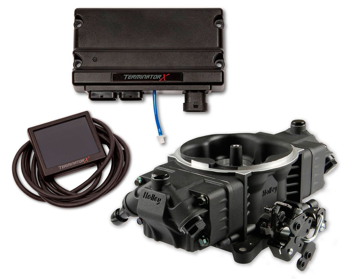 EFI Terminator X Stealth 4150 Fuel Injection Kit, Black