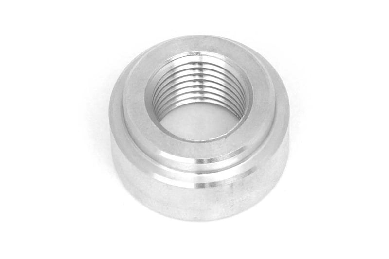 HALTECH Weld on Fitting 1/8 NPT - 27 TPI - 6061 Aluminium Size: 20.4mm x 13mm