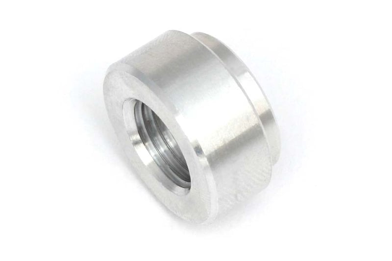 HALTECH Weld on Fitting 1/8 NPT - 27 TPI - 6061 Aluminium Size: 20.4mm x 13mm