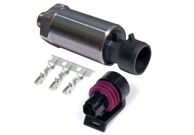 HALTECH 250 PSI Motorsport Fuel/Oil/Wastegate Pressure Sensor (Stainless Steel Diaphragm) Thread: 1/8 NPT