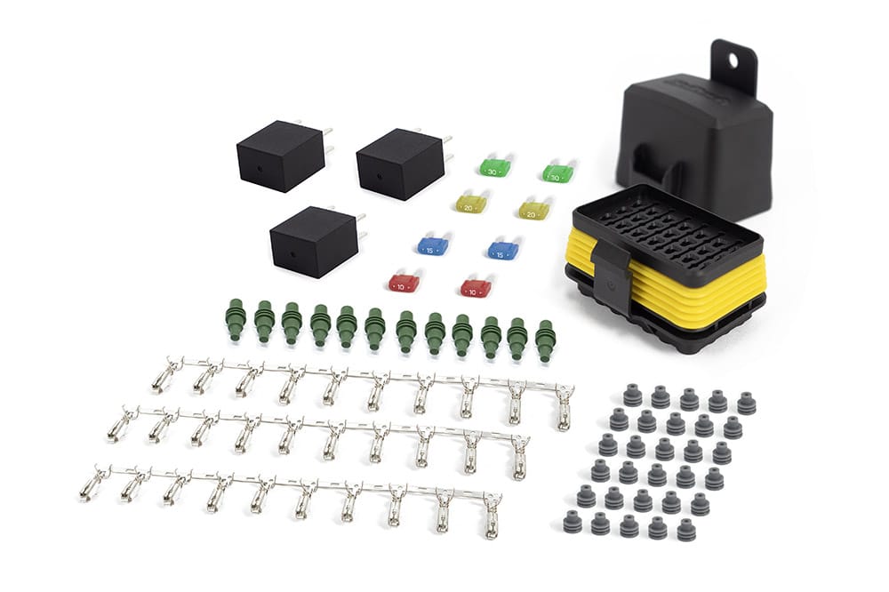 Haltech Relays Haltech Waterproof Mini Fuse Relay Box (HT-030103) SR