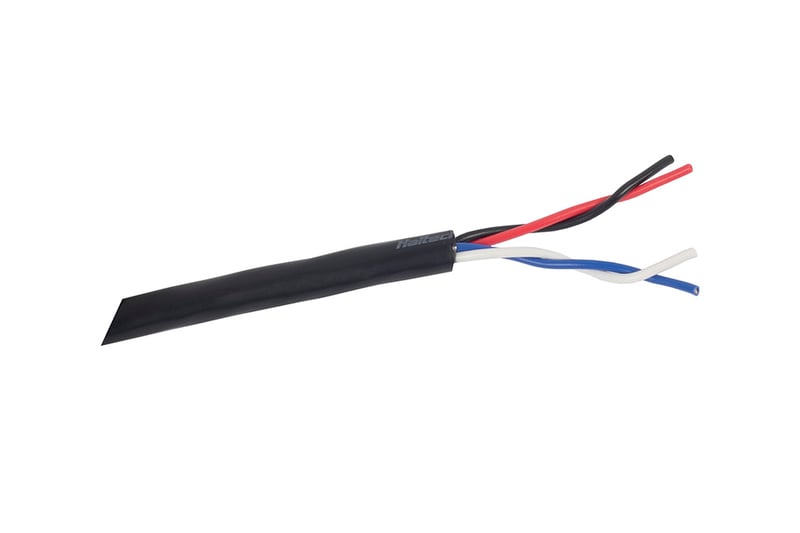 HALTECH Cable - Multicore - 4 x 20AWG (Red/Black/White/Blue) - 10M (32') Length: 10M / 32ft