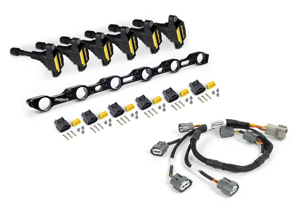 Haltech Wiring Harnesses / Looms R35 Coil Conversion Kit for Toyota JZ- Includes bracket , coils, connectors and harness Haltech R35 Coil Conversion Kit for Toyota JZ- Includes bracket, coils, connectors and harness (HT-120201) SR