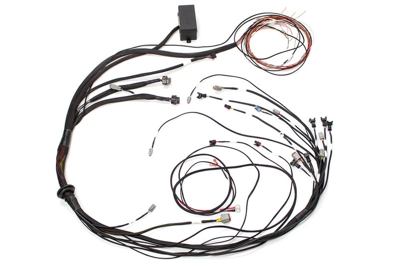 HALTECH Elite 1500 Mazda 13B S4/5 CAS with Flying Lead Ignition Terminated Harness Injector Connector: Bosch EV1