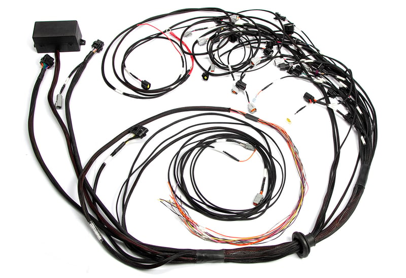 HALTECH Elite 2500 Terminated Engine Harness For Ford Falcon FG Barra 4.0L I6 Injector Connector: Factory Bosch EV1