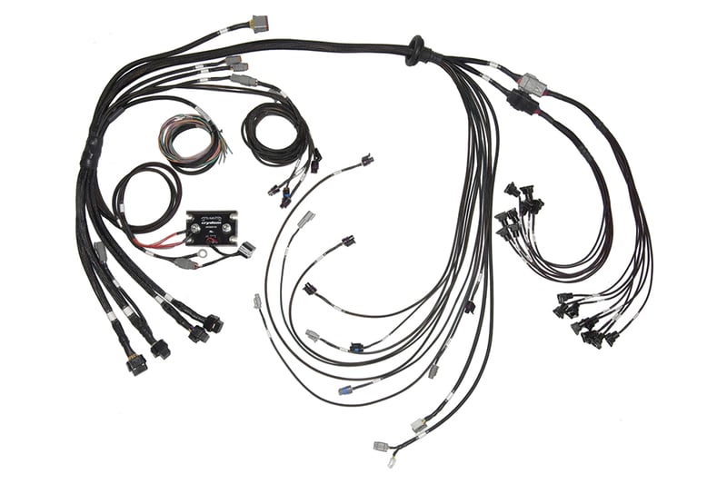 HALTECH Elite 2500 & REM 16 Inj V8 Small/Big Block GM, Ford & Chrysler Terminated Harness Injector Connector: Bosch EV1