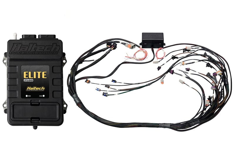 HALTECH Elite 2500 + GM GEN IV LSx (LS2/LS3 etc) DBW Ready Terminated Harness Kit Injector Connector: Bosch EV1