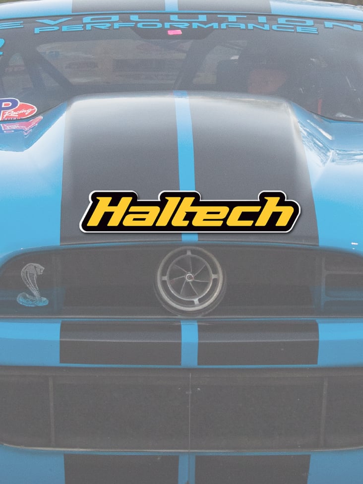 Haltech Logo Colour Sticker Size: 600mm (24")