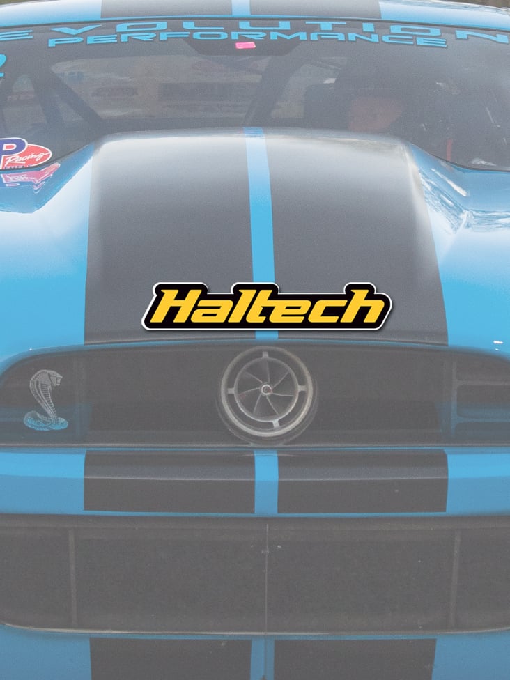 Haltech Logo Colour Sticker Size: 400mm (16")