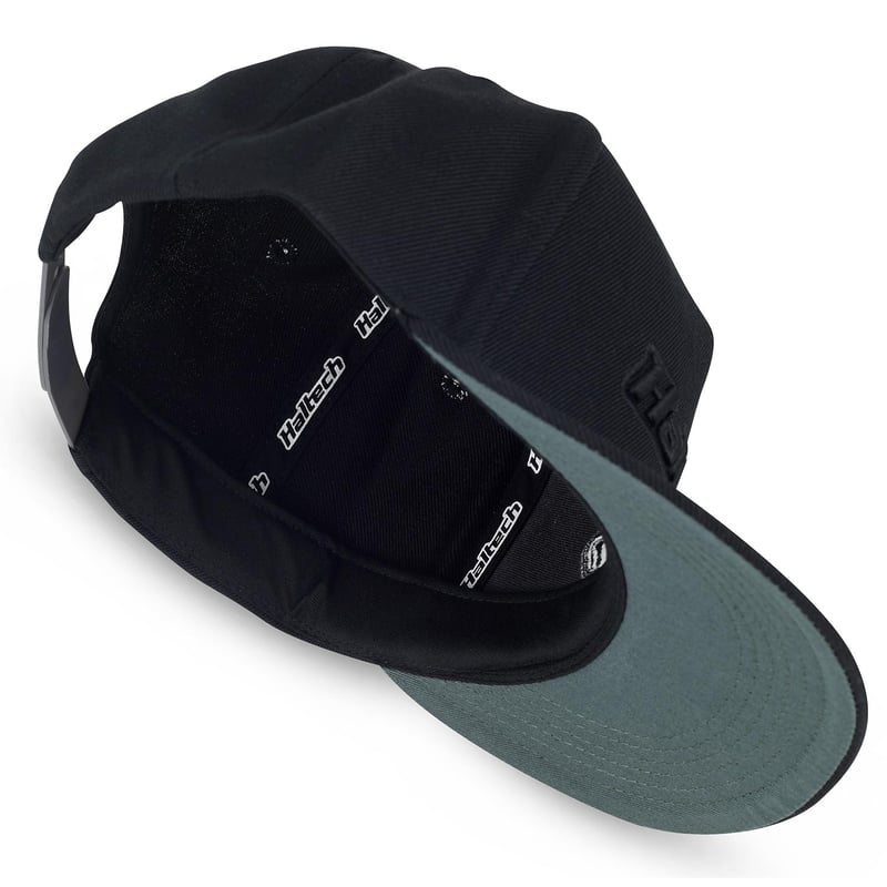 Haltech Snap Back Black on Black Size: One size fits all.