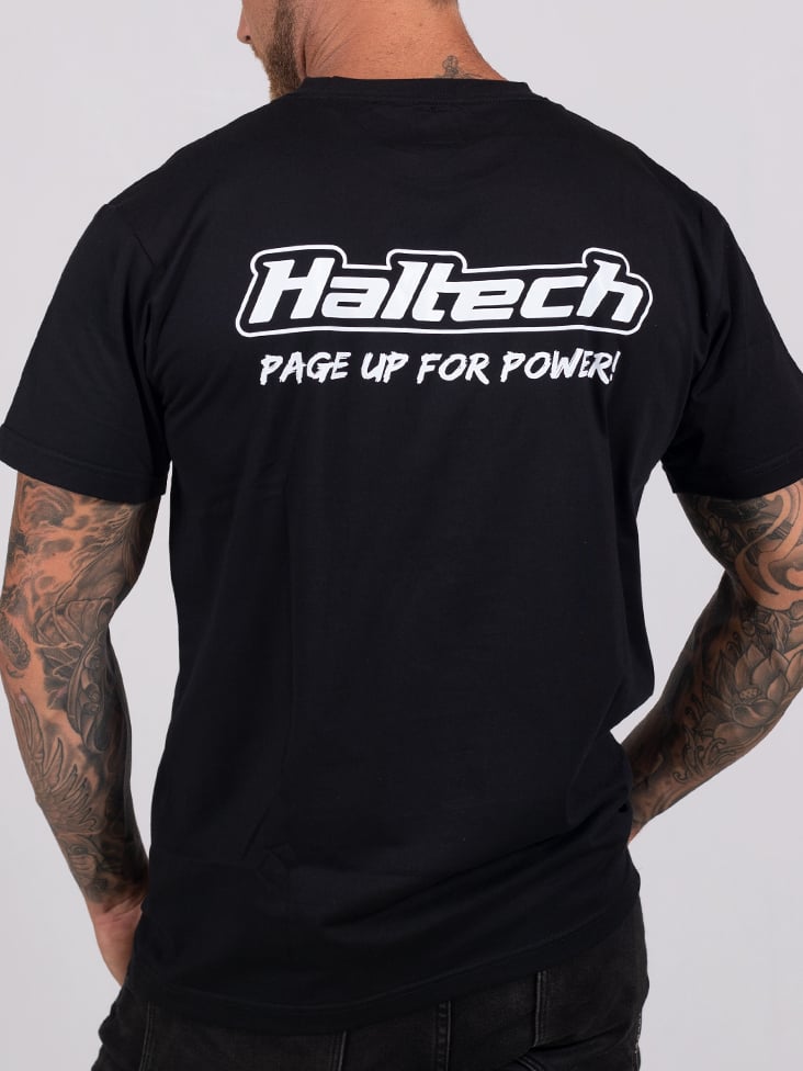 Haltech "Classic" T-Shirt Black Size: 2XL