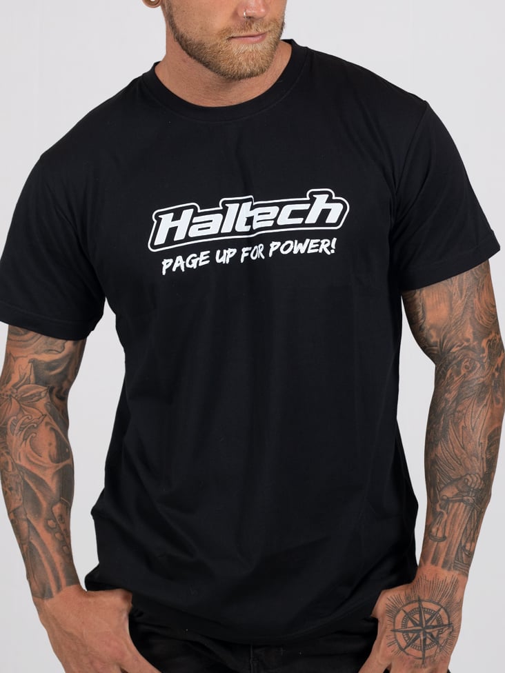 Haltech "Classic" T-Shirt Black Size: 2XL