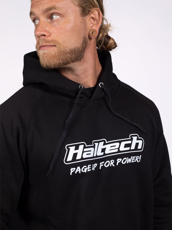 Haltech "Classic" Hoodie Black Size: 2XL