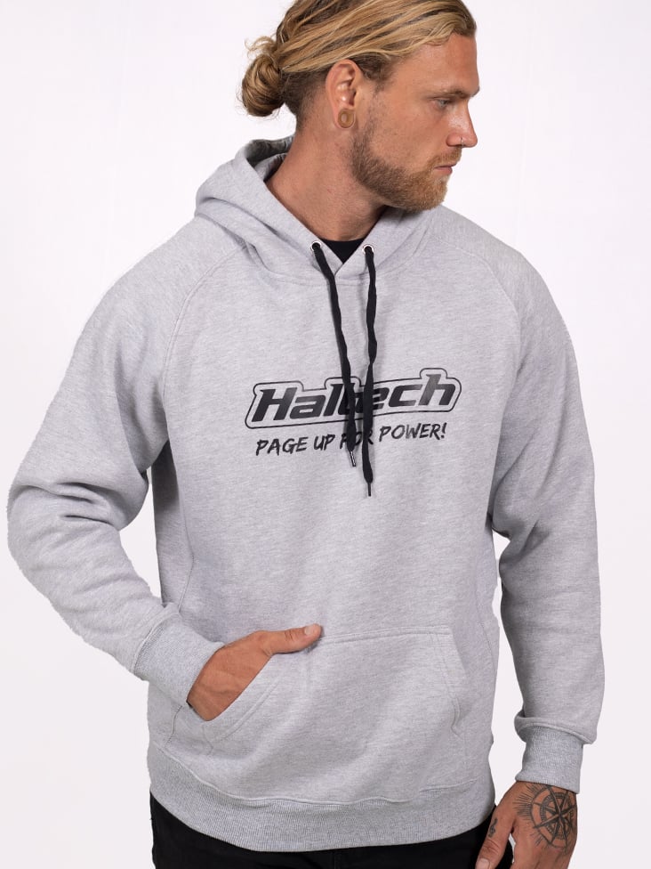 Haltech "Classic" Hoodie Grey Size: Large