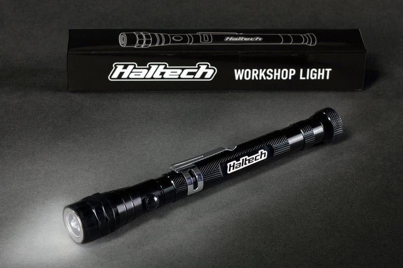 Haltech LED Telescopic Workshop Light Length: 17.3cm - 56.7cm