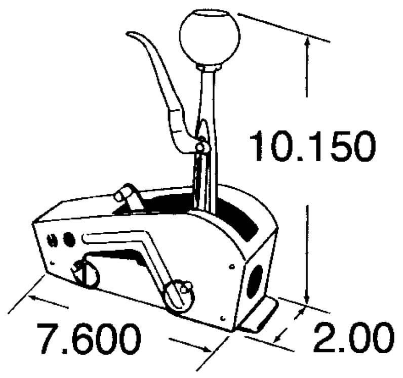 Hurst Quarter Stick Shifter With No Cover HU3160001