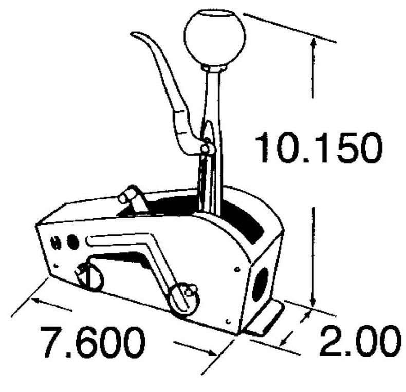 Hurst Quarter Stick Shifter With No Cover HU3160009