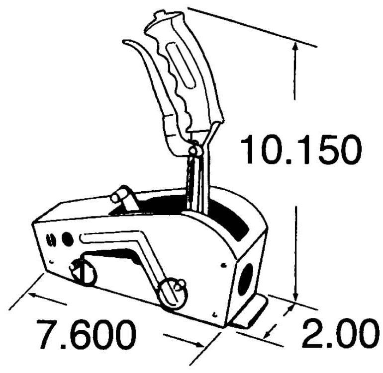 Hurst Pistol Grip Quarter Stick Shifter HU3162001