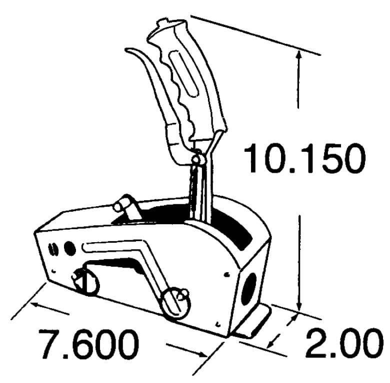 Hurst Pistol Grip Quarter Stick Shifter HU3162002