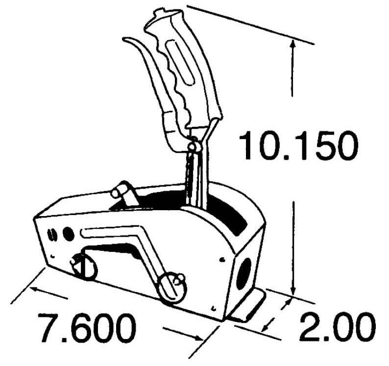 Hurst Pistol Grip Quarter Stick Shifter HU3162007