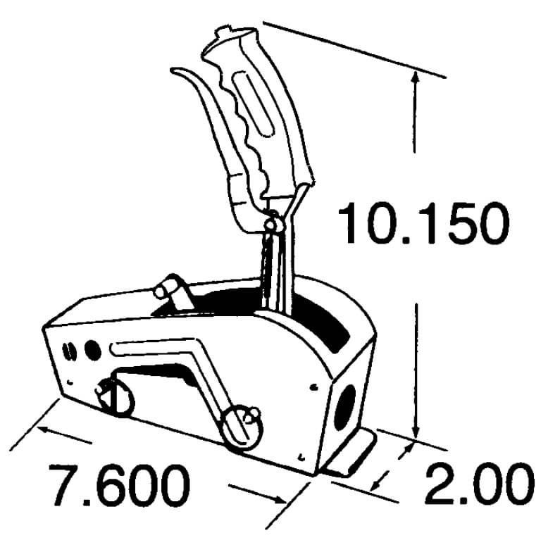 Hurst Pistol Grip Quarter Stick Shifter HU3162009