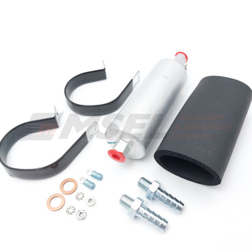 Ti Automotive 350L/hr Inline External Fuel Pump with Installation Kit