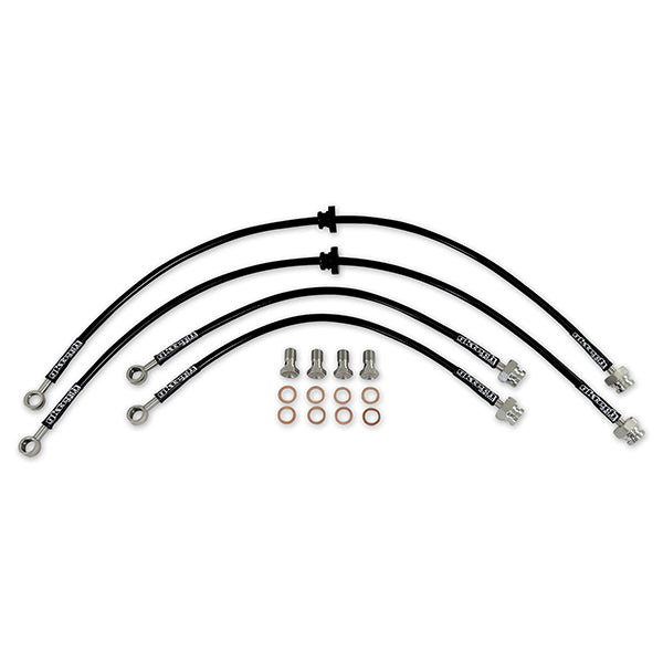 GKTech & Front, rear or full set for S13, 180SX braided brake lines (S13X-BRKE)