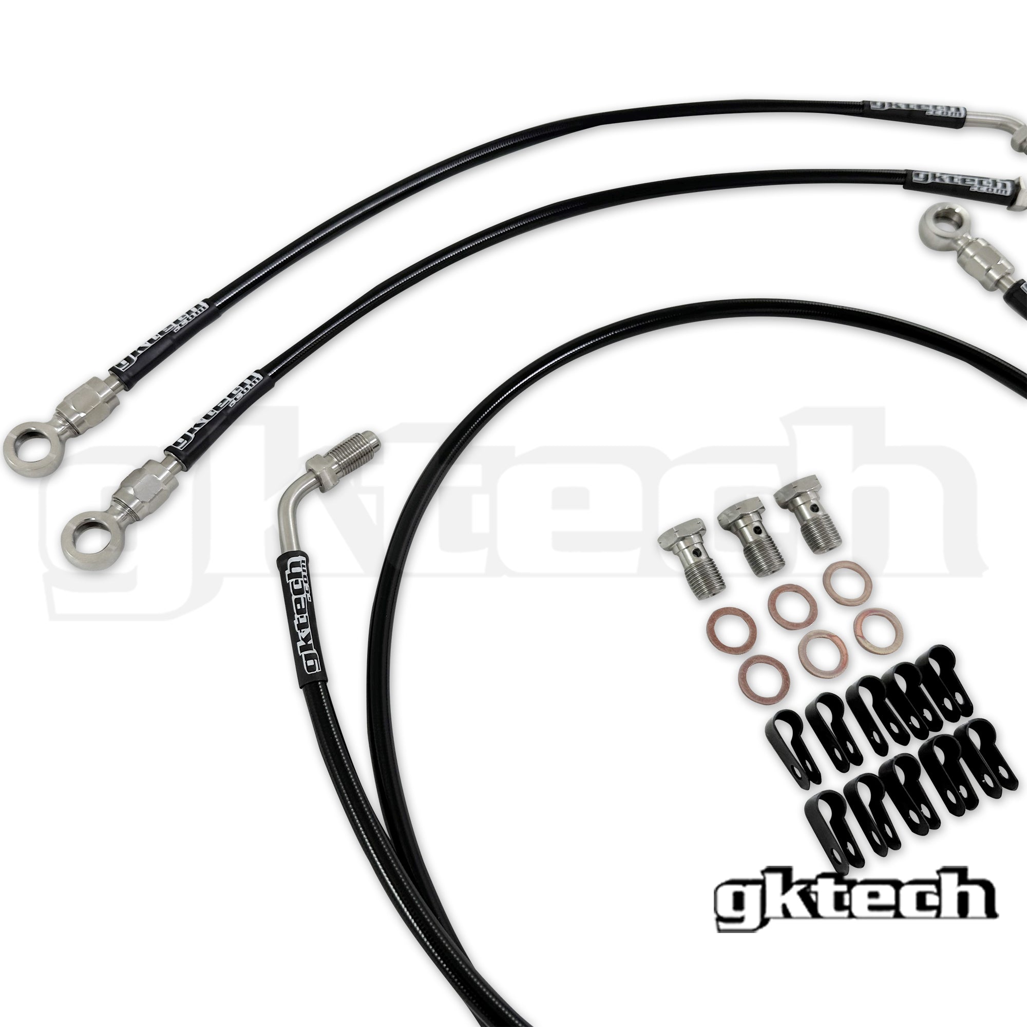 S-Chassis/Skyline Engine bay brake line delete kit