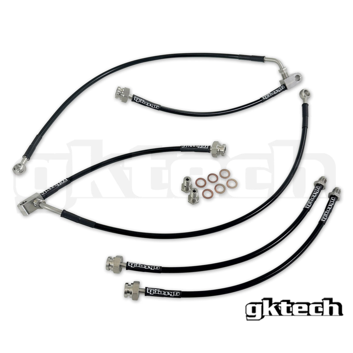 GKTech Z34 370Z braided brake line set (Z34X-BRKE-BUNDLE)