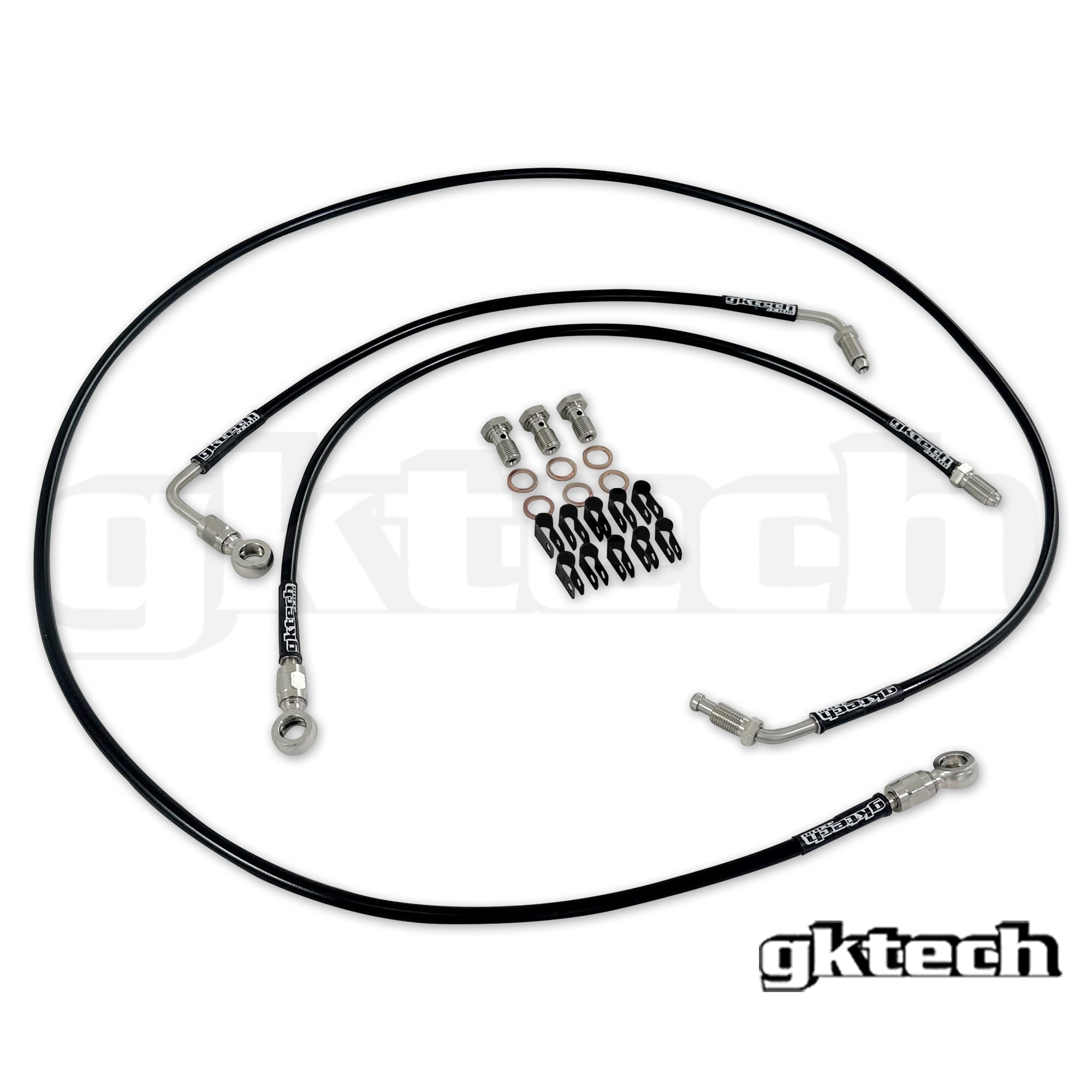 R33/R34 Engine bay brake line delete kit