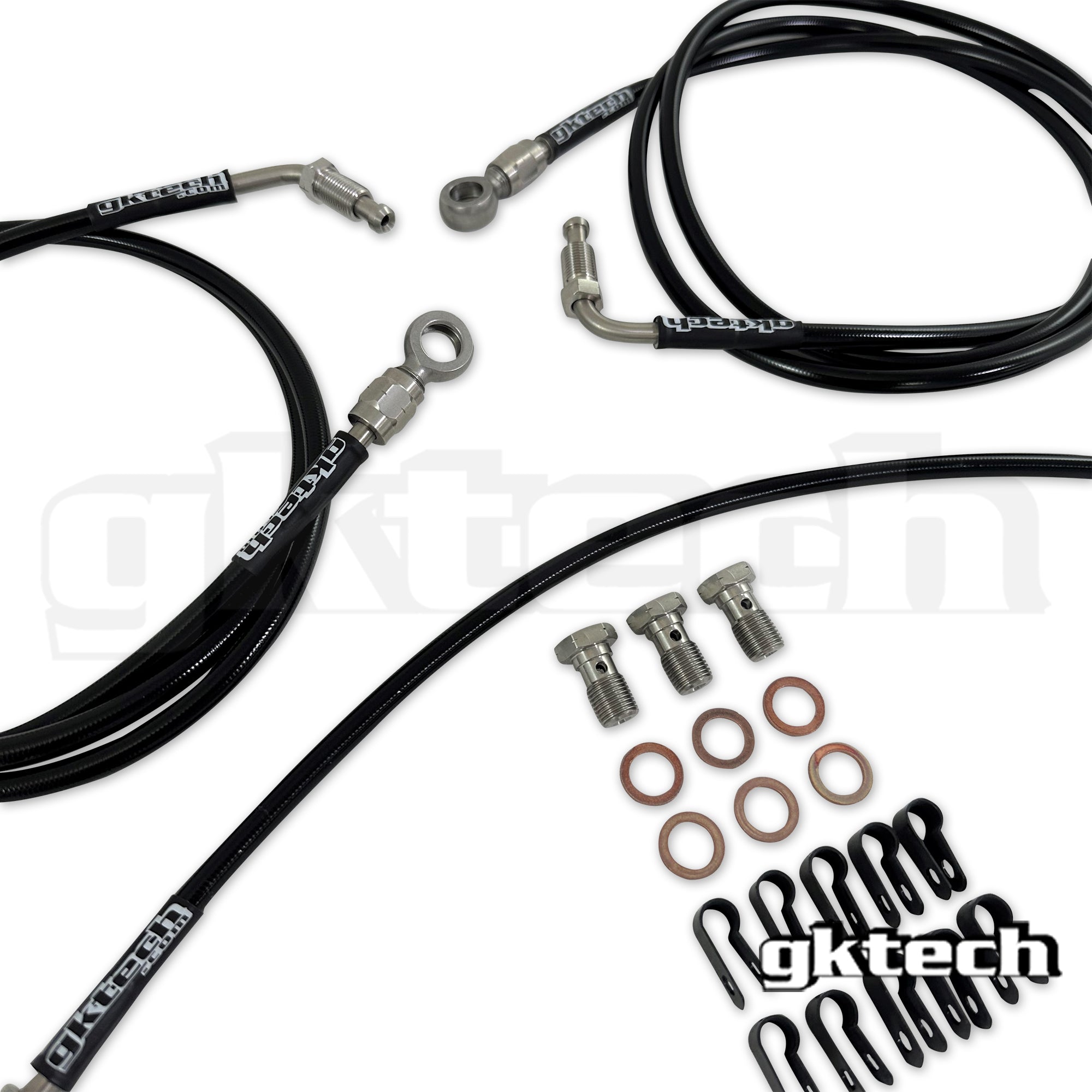 S-Chassis/Skyline Engine bay brake line delete kit