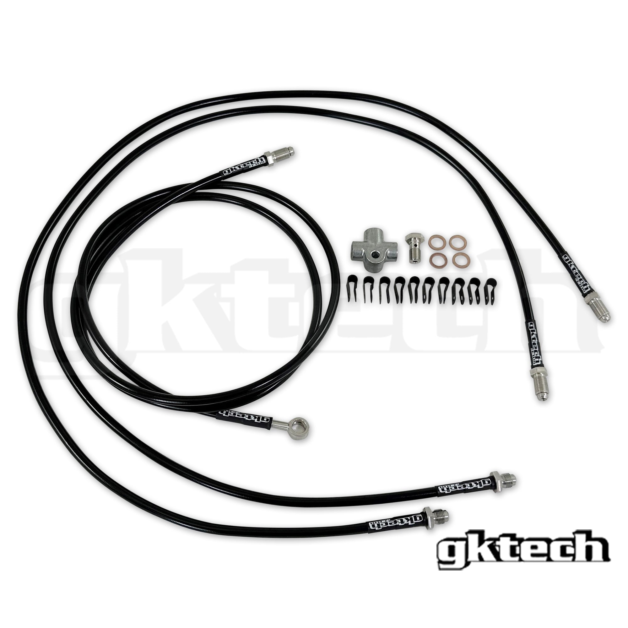 Z33 350z/Z34 370z /V35/V36 stand alone SS braided hydraulic handbrake line kit