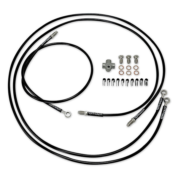 86 / GR86 / BRZ dual caliper braided brake line kit