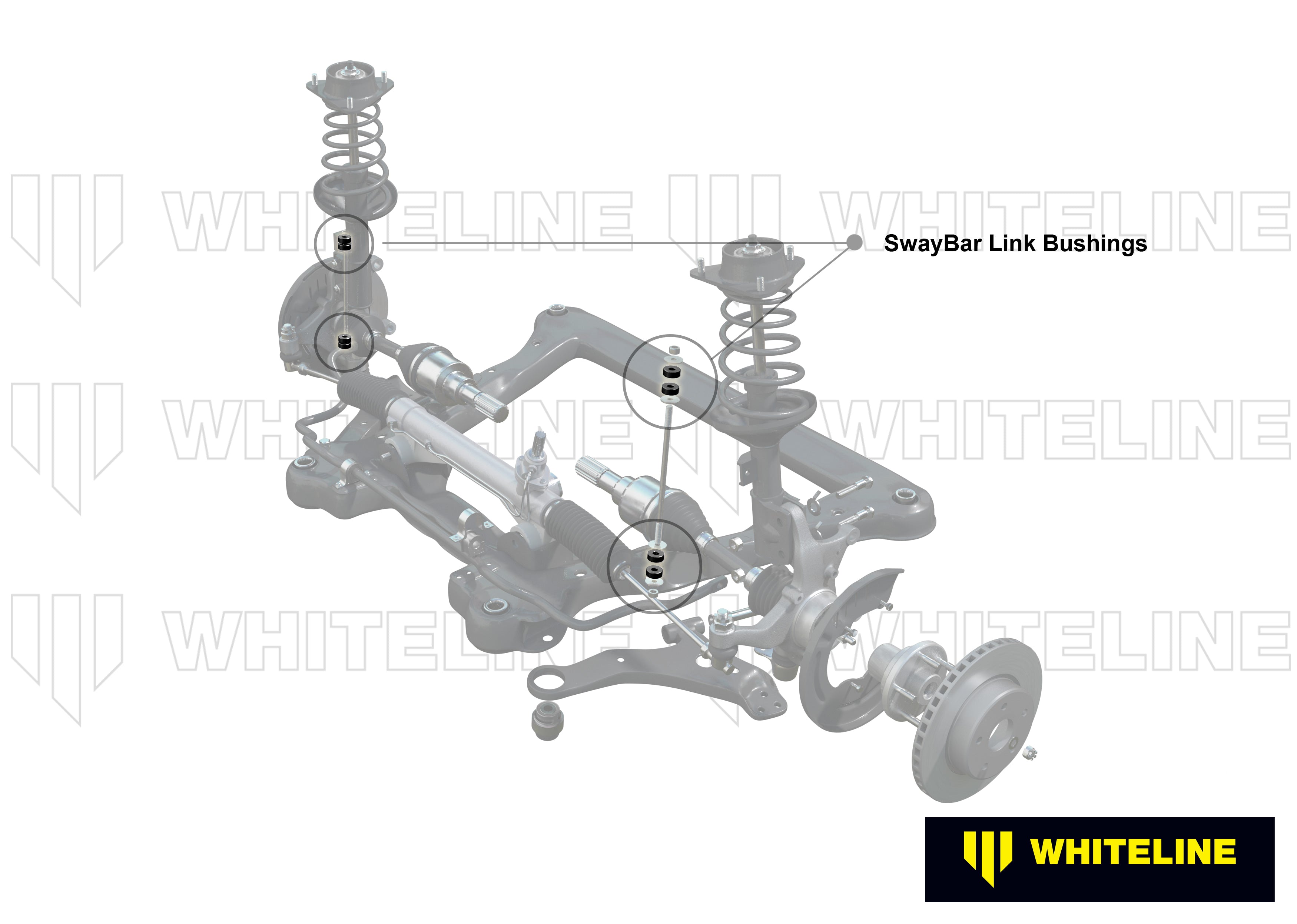 Front Sway Bar Link - Bushing Kit to Suit Toyota Echo NCP10, 12, 13