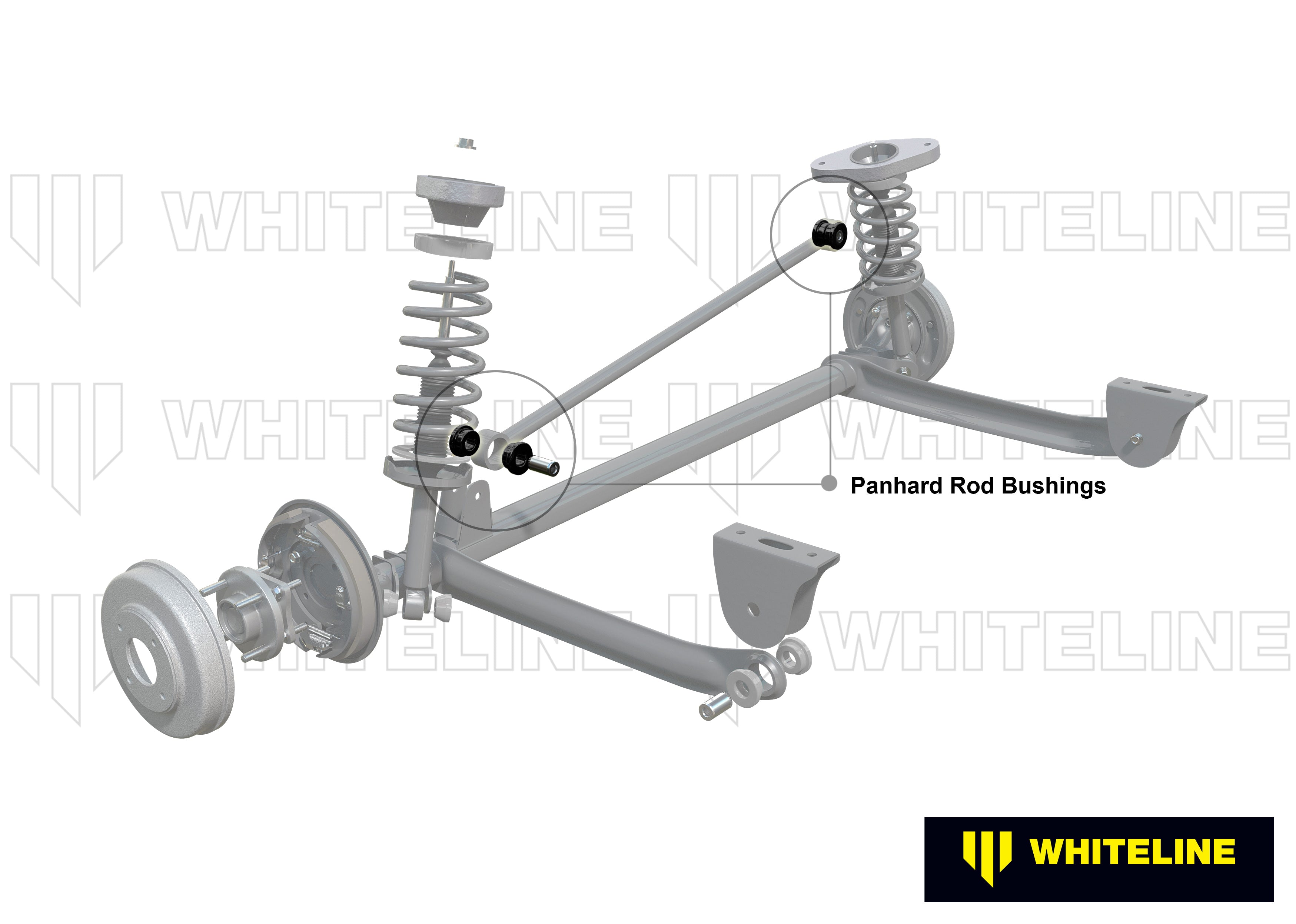 Rear Panhard Rod - Bushing Kit to Suit Holden Barina and Suzuki Swift